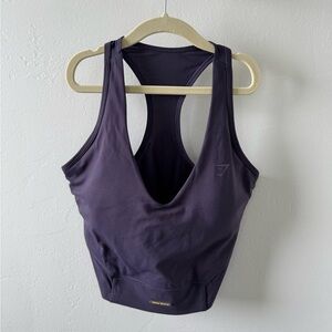 Gymshark x Whitney Simmons Indigo Navy Crop Tank  Size Medium